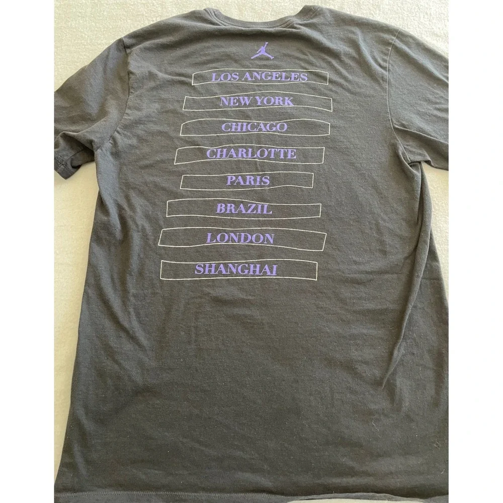 Nike Air Jordan Collection NYC Tee T-Shirt Black‎ Men's Size Medium